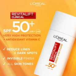 L’Oréal Paris L'Oréal Paris Revitalift Clinical Daily Moisturizing Fluid SPF 50+ - 50 Ml -Biotherm Salgsbutik 36005240776865