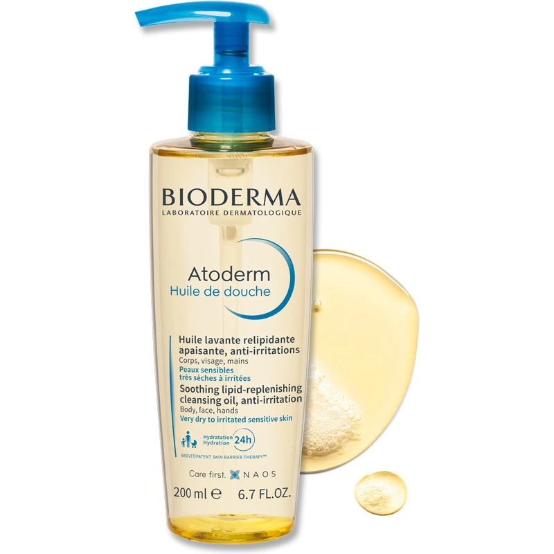 Bioderma Atoderm Huile De Douche Cleansing Oil 200 Ml 4 Bioderma Atoderm Huile De Douche Cleansing Oil 200 Ml - Billede 2