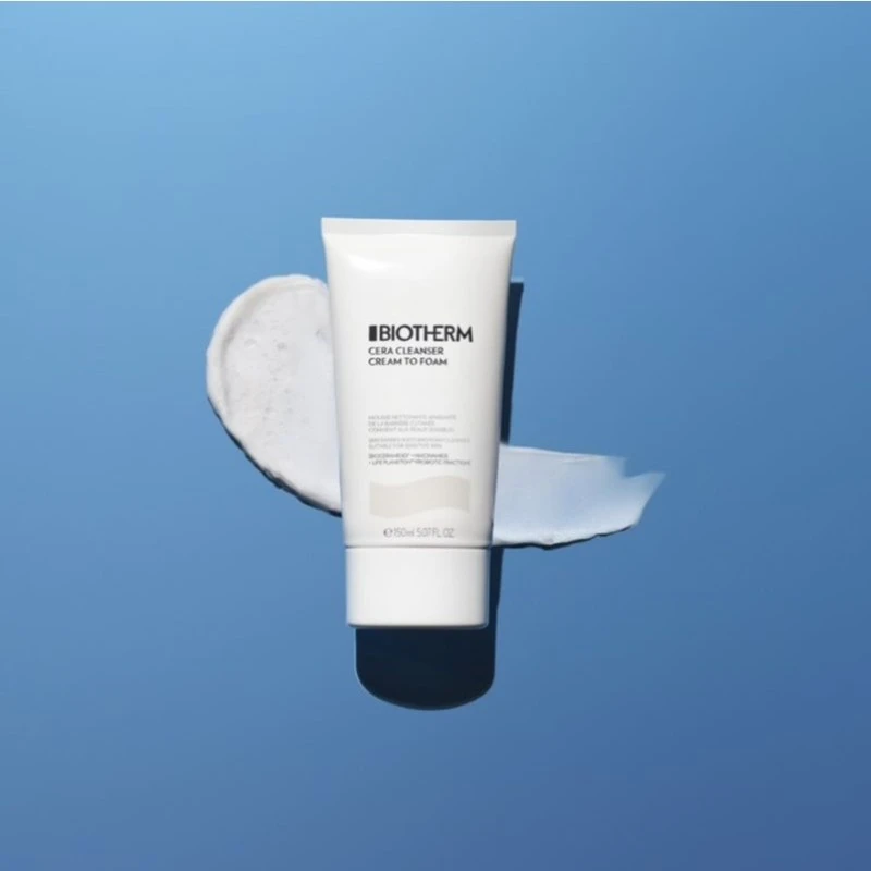 Biotherm Cera Cream-To-Foam Cleanser 150 Ml 5 Biotherm Cera Cream-To-Foam Cleanser 150 Ml - Billede 3