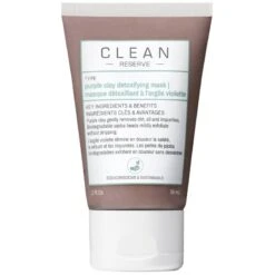 Clean Perfume Reserve Hair & Body Purple Clay Detoxifying Face Mask 59 Ml