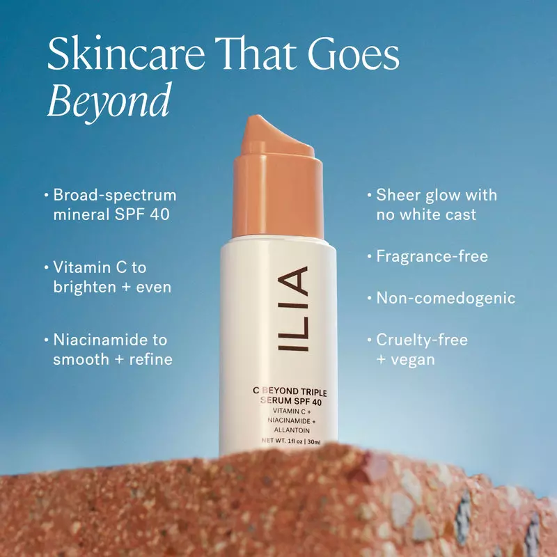 ILIA C Beyond Triple Serum SPF 30 - 30 Ml - Deep 9 ILIA C Beyond Triple Serum SPF 30 - 30 Ml - Deep - Billede 7
