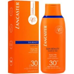 Lancaster Sun Beauty Body Milk SPF 30 - 175 Ml -Biotherm Salgsbutik lancaster sun beauty body milk spf 30 175 ml 1654154919