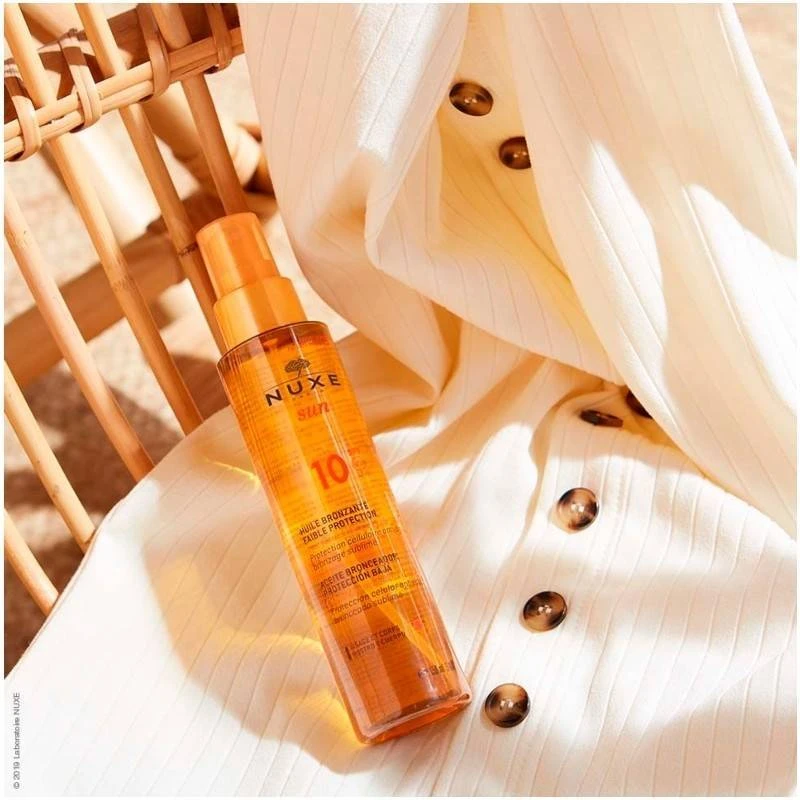Nuxe Sun Tanning Oil Low Protection SPF 10 - 150 Ml 4 Nuxe Sun Tanning Oil Low Protection SPF 10 - 150 Ml - Billede 2