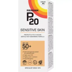 P20 Riemann Sensitive Skin Sun Protection Cream SPF 50+ - 200 Ml -Biotherm Salgsbutik p20 riemann sensitive skin sun protection cream spf 50 200 ml 1675925077