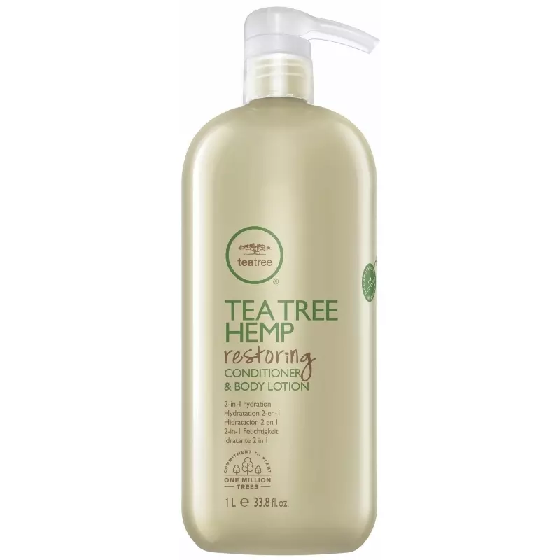 Paul Mitchell Tea Tree Hemp Restoring Conditioner & Body Lotion 1000 Ml 3 Paul Mitchell Tea Tree Hemp Restoring Conditioner & Body Lotion 1000 Ml
