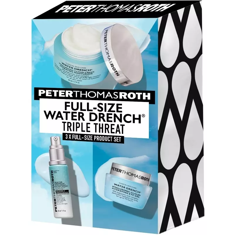 Peter Thomas Roth Fullsize Water Drench Threat 3-Piece Kit 3 Peter Thomas Roth Fullsize Water Drench Threat 3-Piece Kit