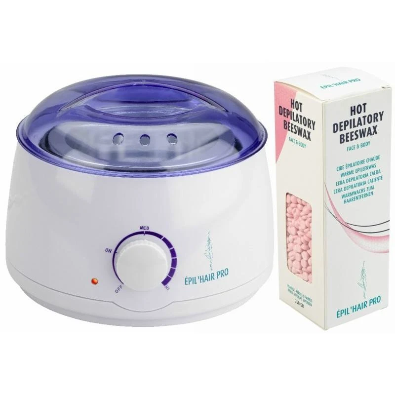 Sibel Wax Heater With Tub + Sibel Hot Wax Pearls Face & Body 250 Gr. 3 Sibel Wax Heater With Tub + Sibel Hot Wax Pearls Face & Body 250 Gr.