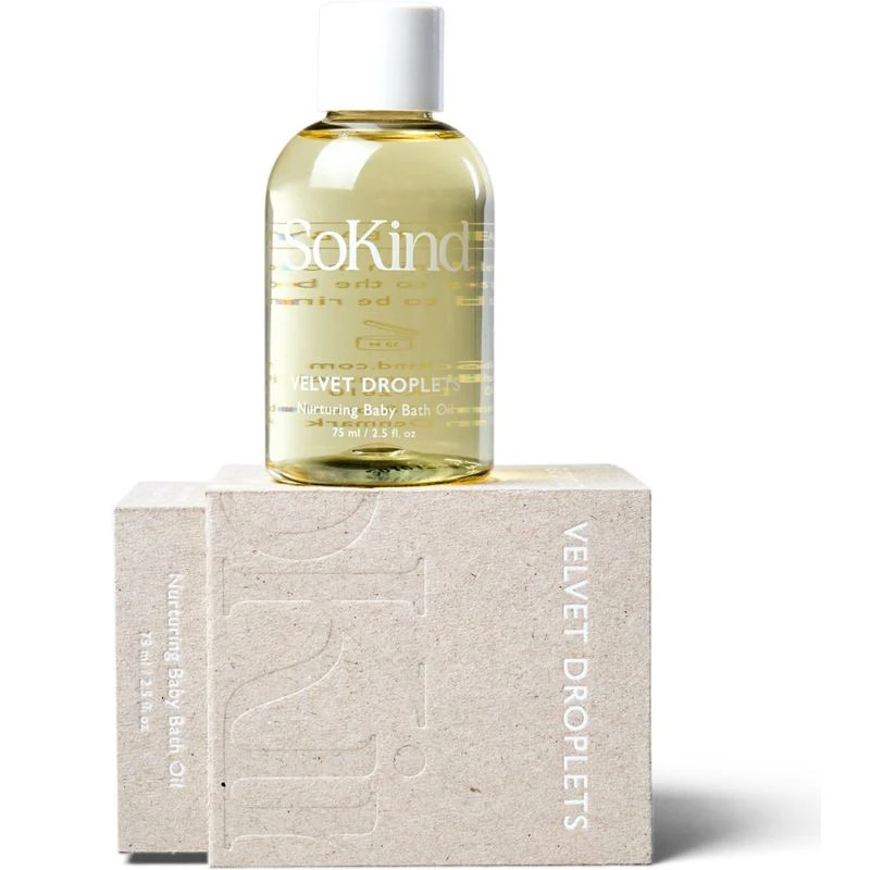 SoKind Velvet Droplets Nurturing Baby Bath Oil 75 Ml 5 SoKind Velvet Droplets Nurturing Baby Bath Oil 75 Ml - Billede 3